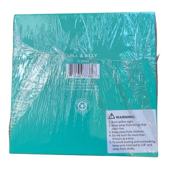 Jill & Ally Take A Deep Breath Clear Quartz Crystal Manifestation Candle Ocean - Picture 5 of 6